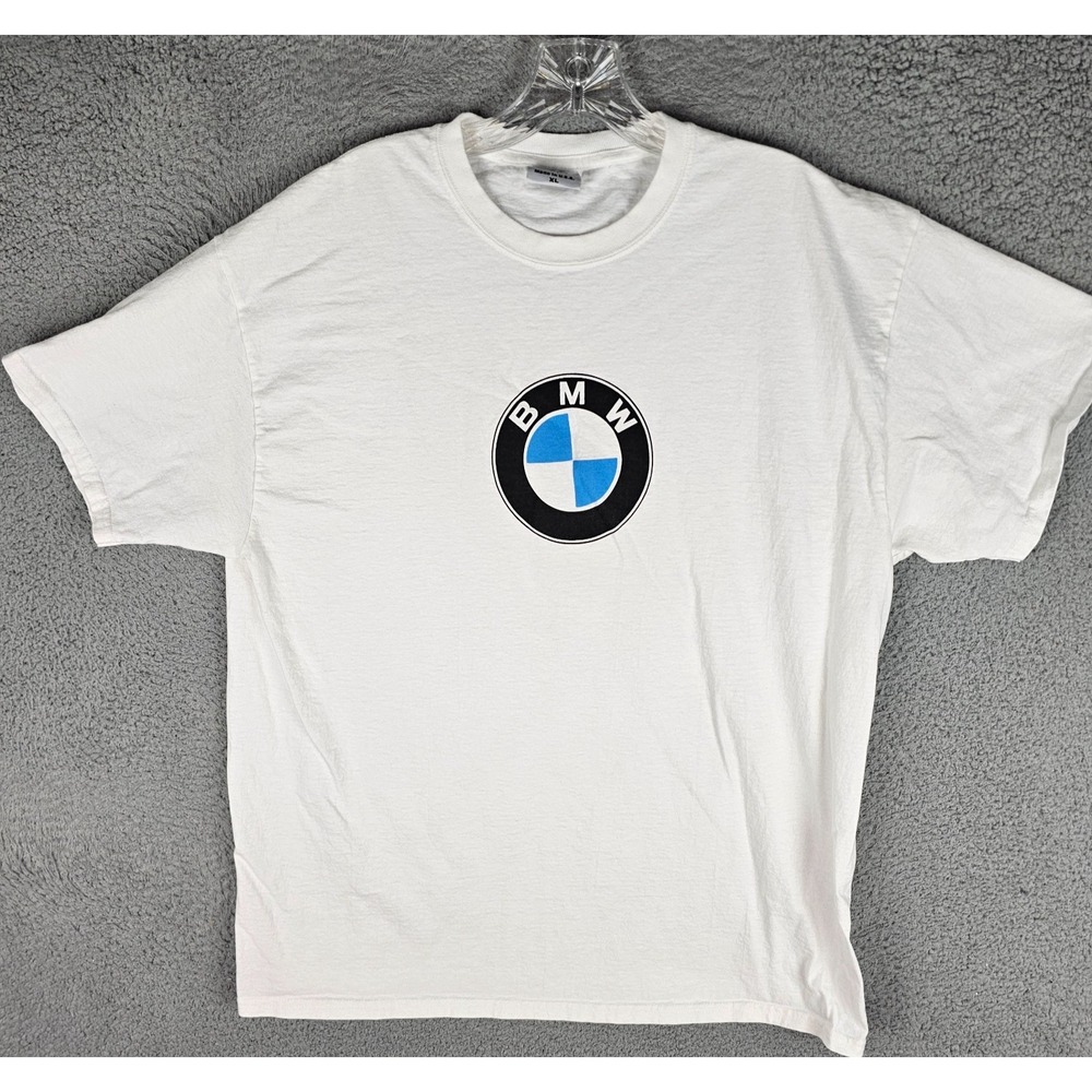 BMW Lifestyle Tee Shirt Mens XL Graphic Logo Regular‎ Crew Neck Pullover Y2K USA